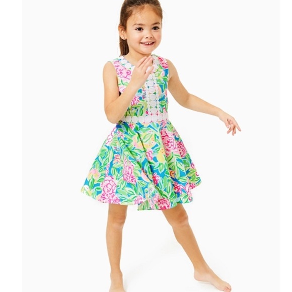 Lilly Pulitzer Girls Idala Cotton Dress